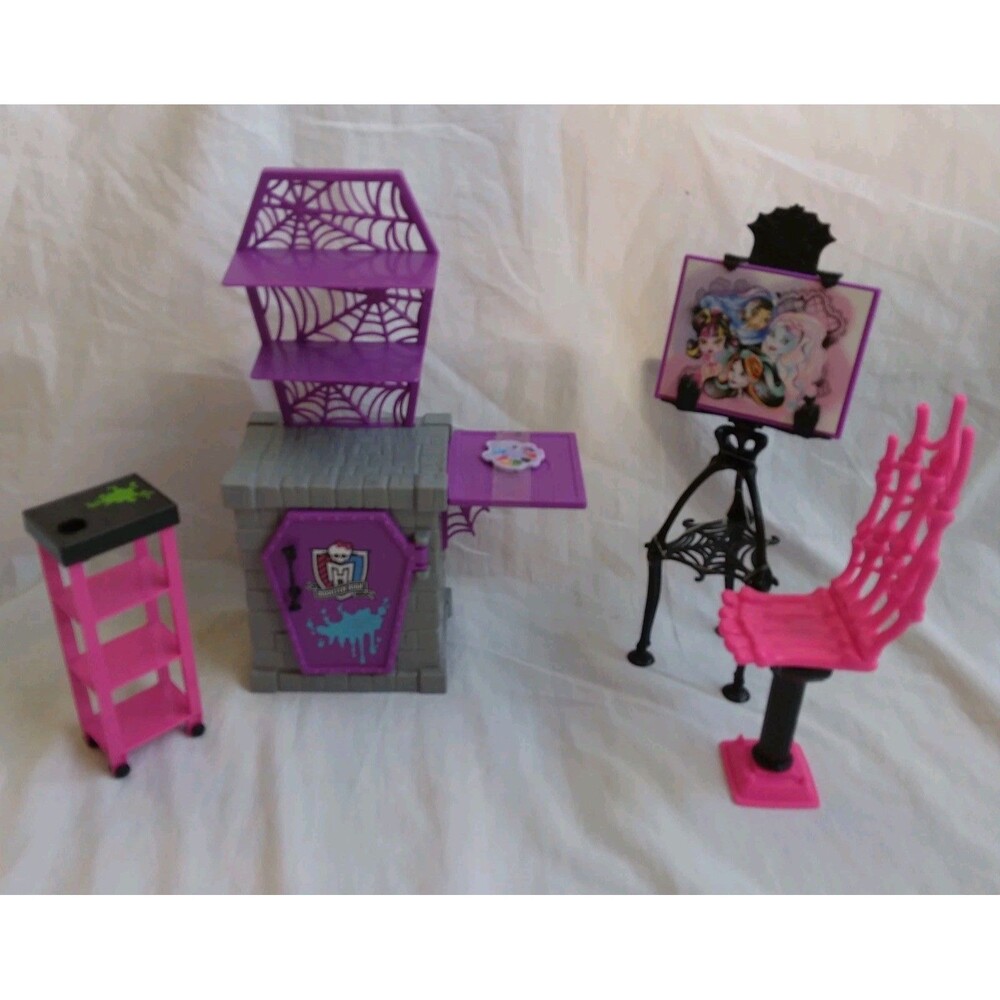 Monster High Art Class Studio Playset 2013 INCOMPLETE